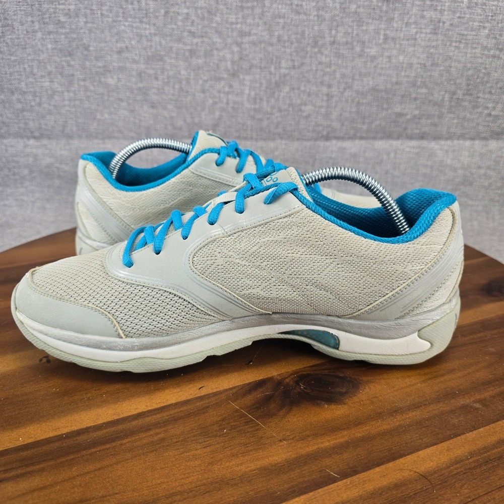 Aero Astra LT Grey Turquoise Blue Vibram Walking Shoes‎ Womens 11 Medium PO 3550 - Picture 10 of 14
